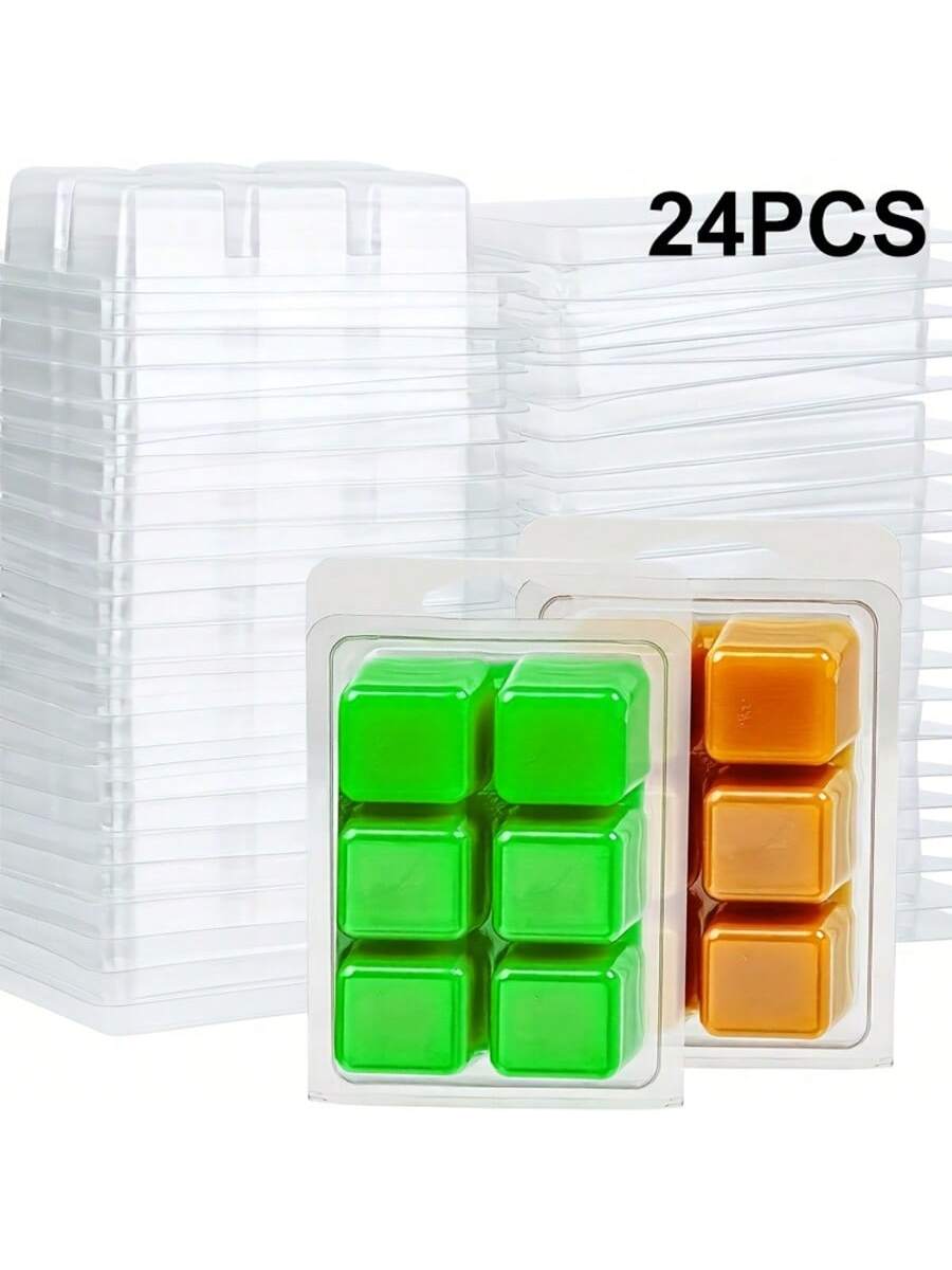 12/24 قطعة صينية قالب بلاستيكي - مراجعة Soap Making Websites وسعره