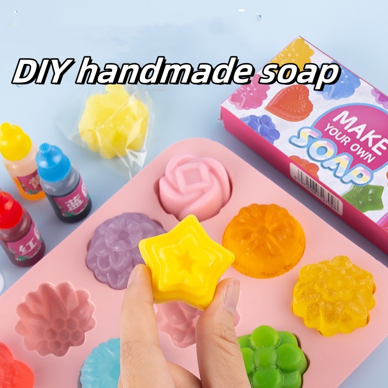 DIY اليدوية الصابون الكريستال  - مراجعة Soap Making Diy Kit وسعره