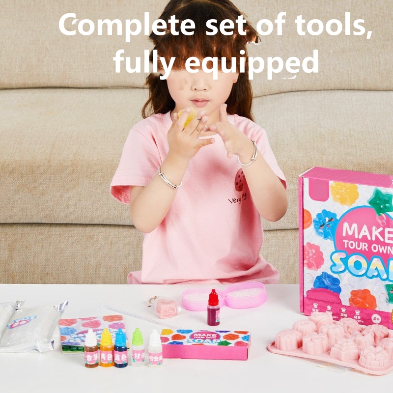 DIY اليدوية الصابون الكريستال  - مراجعة Soap Making Diy Kit وسعره