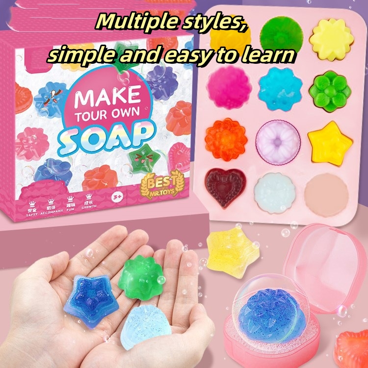 DIY اليدوية الصابون الكريستال  - مراجعة Soap Making Diy Kit وسعره
