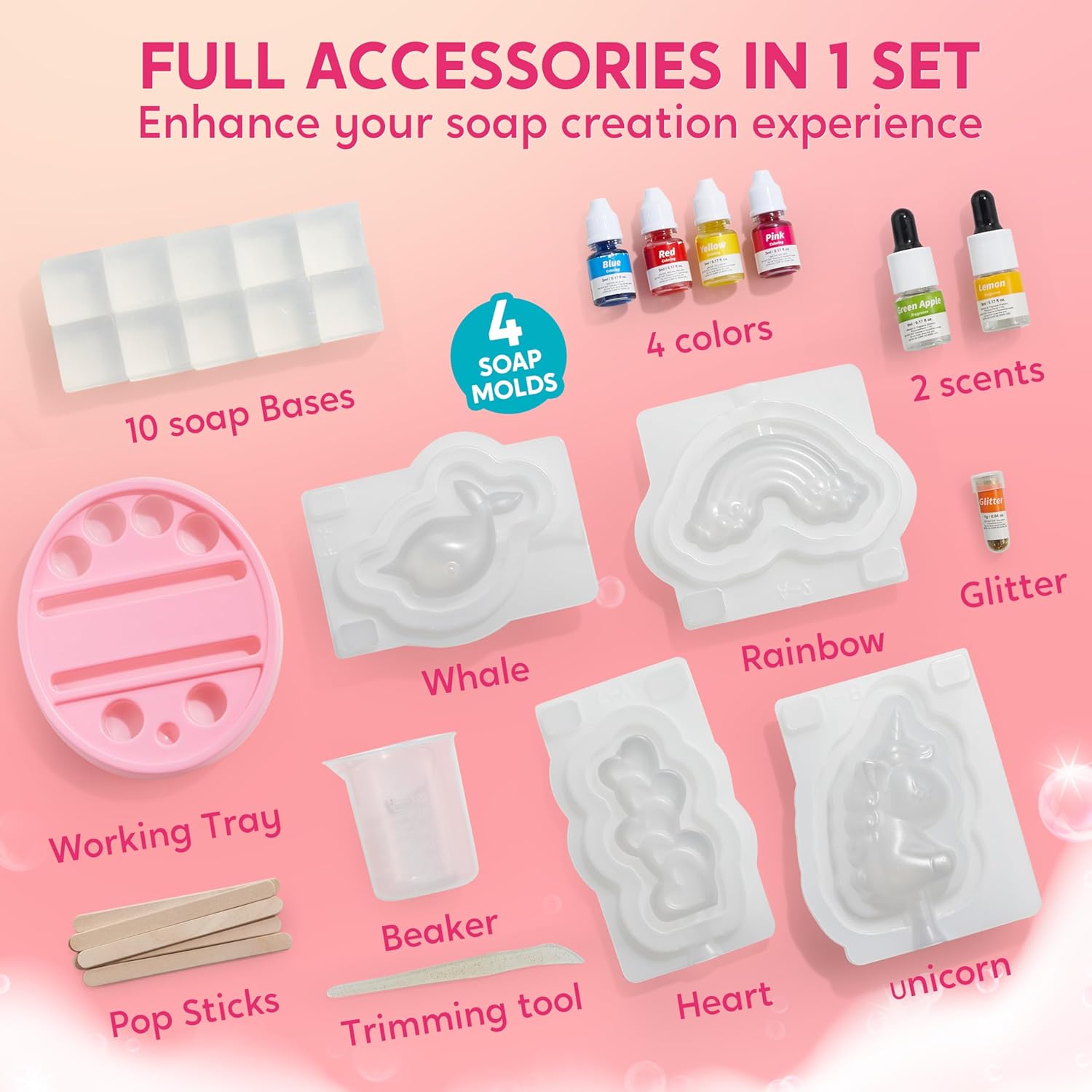 JOYFY يونيكورن الصابون صنع عدة - مراجعة Soap Making Diy Kit وسعره