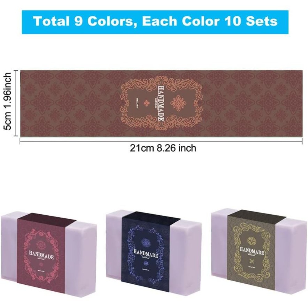 90 قطعة من شريط تغليف الصابون  - مراجعة Soap Making Websites وسعره